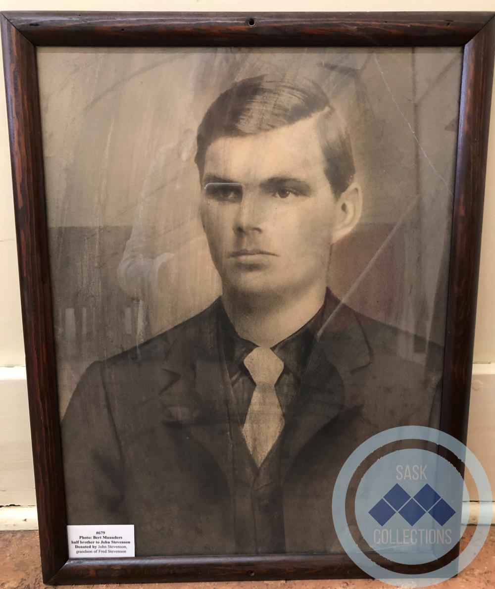 Portrait - Bert Maunders, half brother to John Stevenson