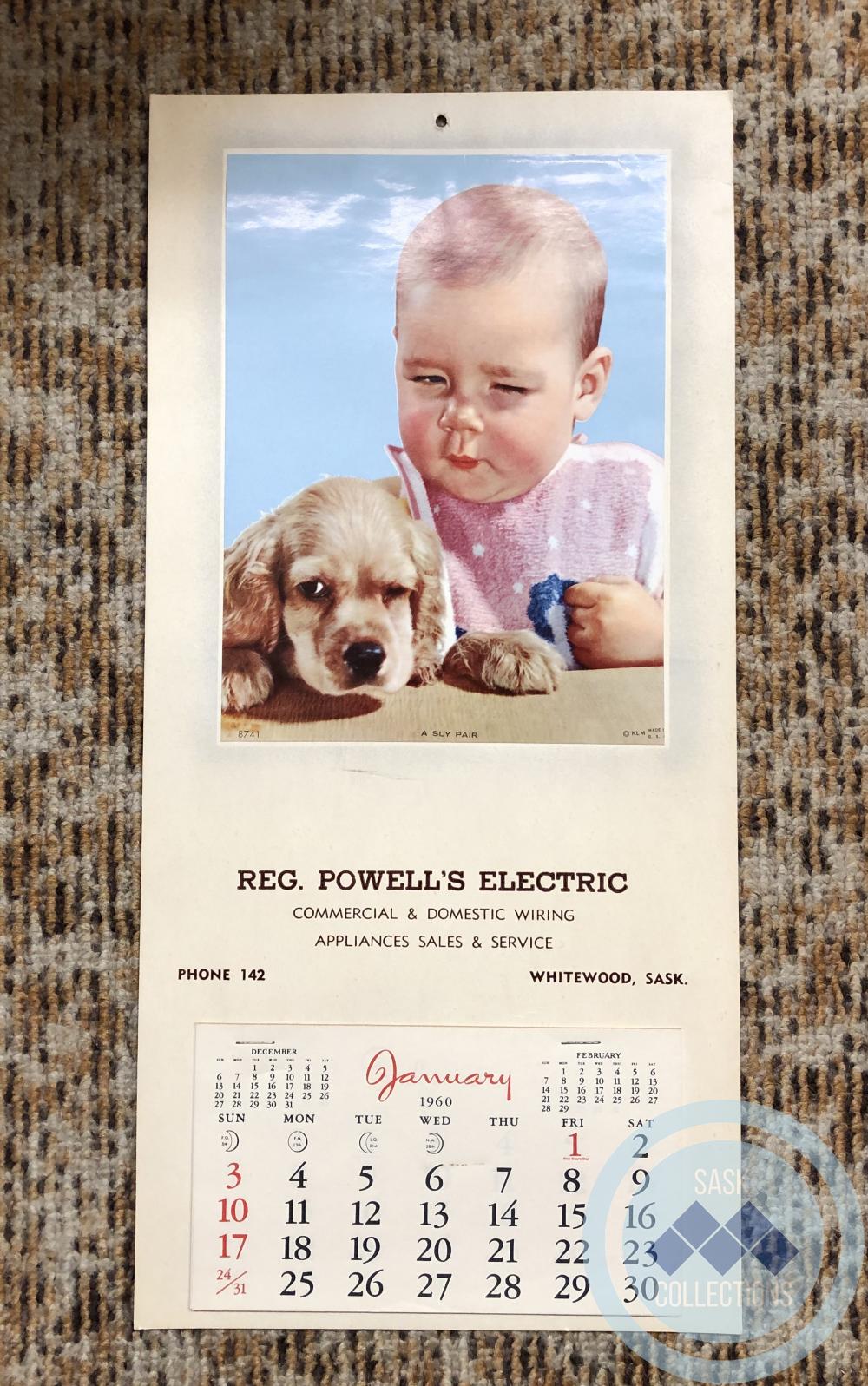 Reg. Powell's Electric Calendar