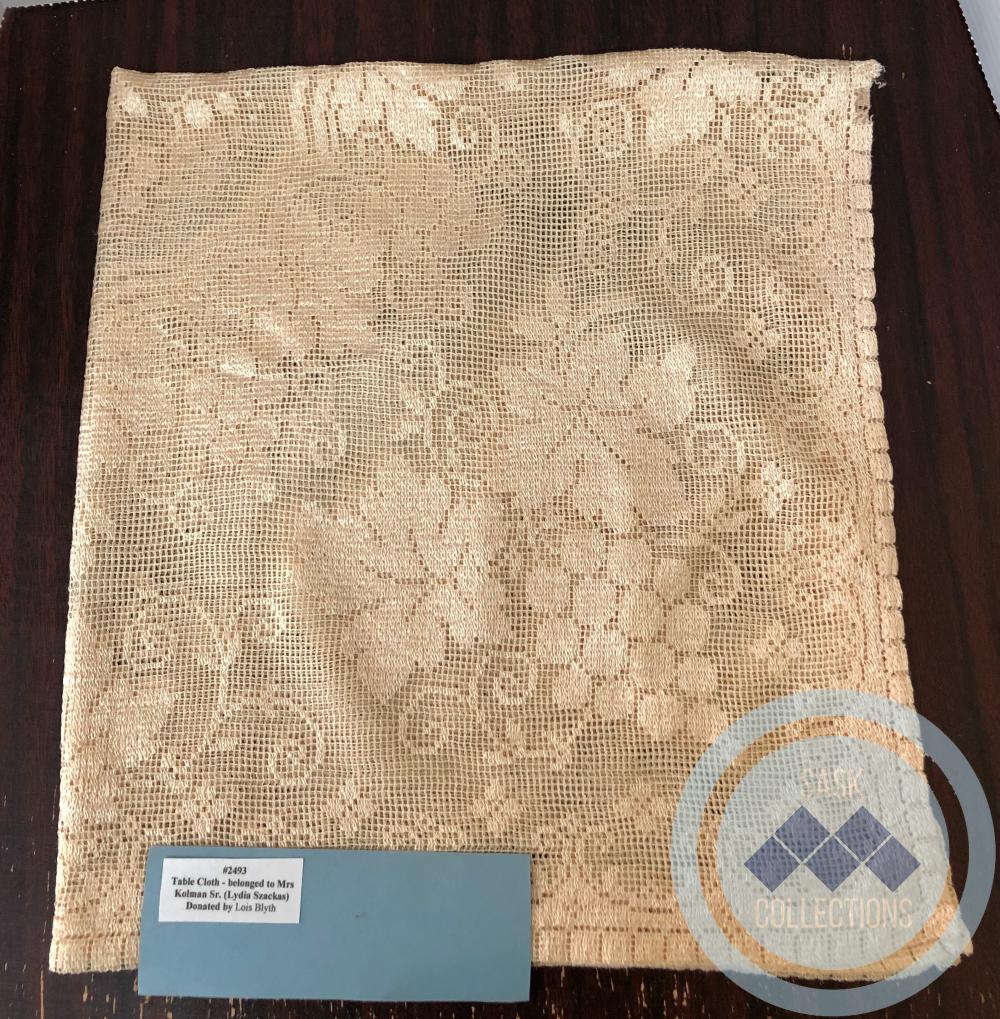 Tablecloth - belonged to Mrs. Kolman Sr. (Lydia Szakacs)