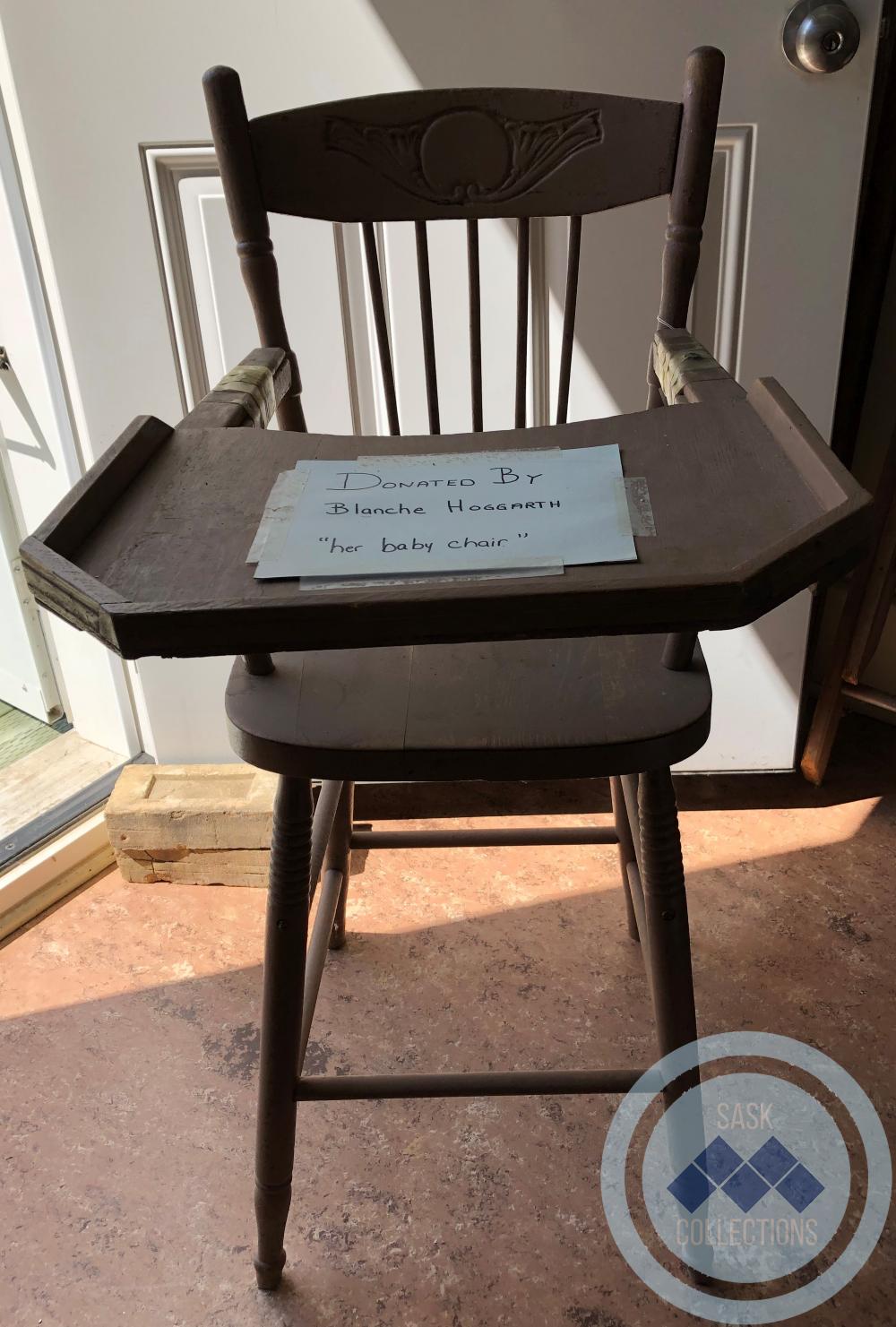 Highchair - Blanche Hoggarth's baby chair