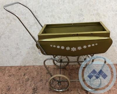 Green Doll Carriage