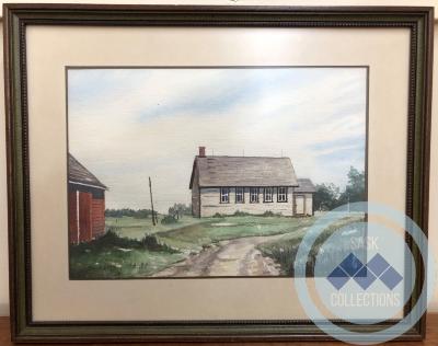 Burrows School - Painted by David McKay