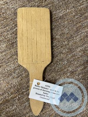 Butter Skimmer - used in the process of churning cream into butter