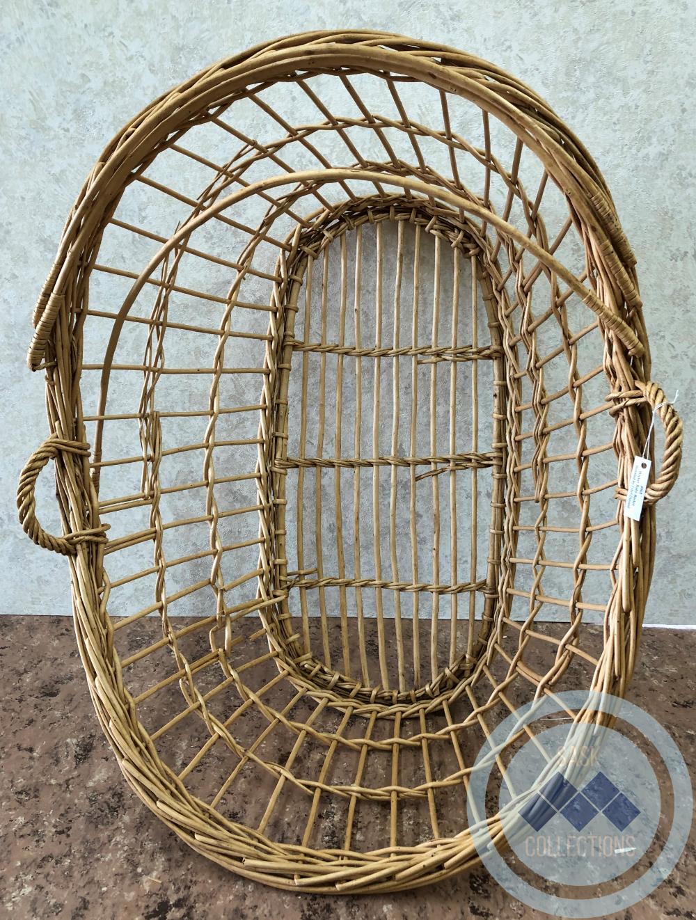 Wicker Baby Basket