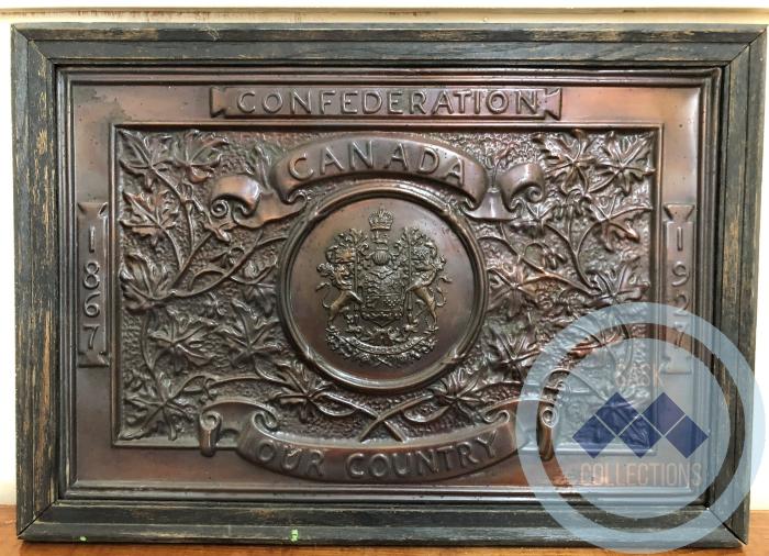 Bronze Confederation Plaque