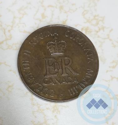 Canada Coin - Medal Canada Queen Elizabeth Coronation 1953