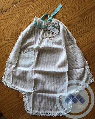 Apron - white cotton