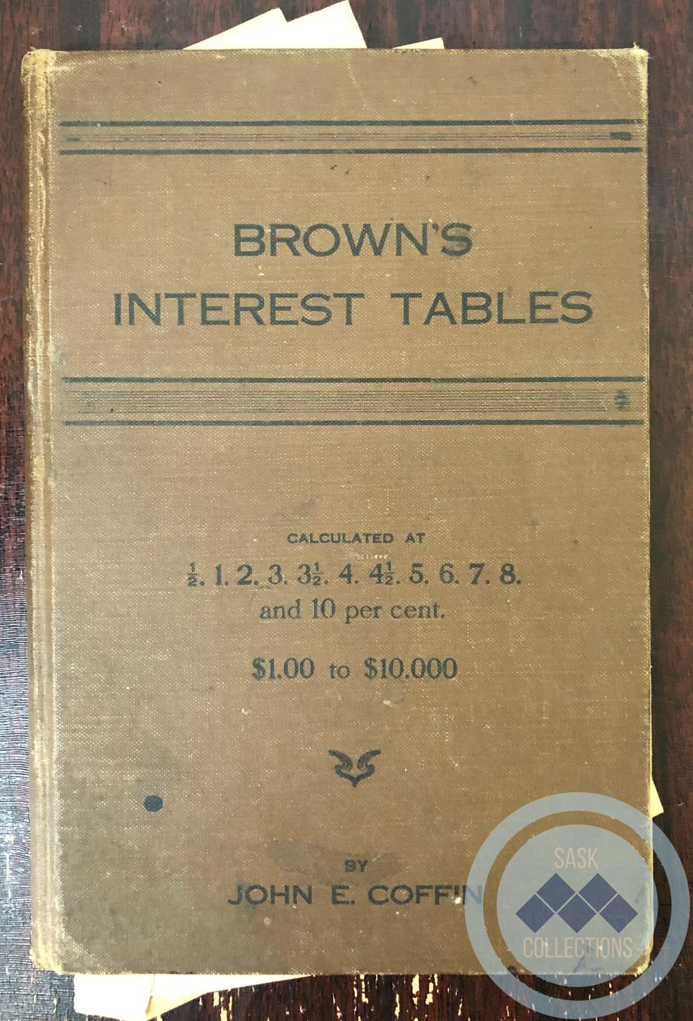 Brown's Interest Tables