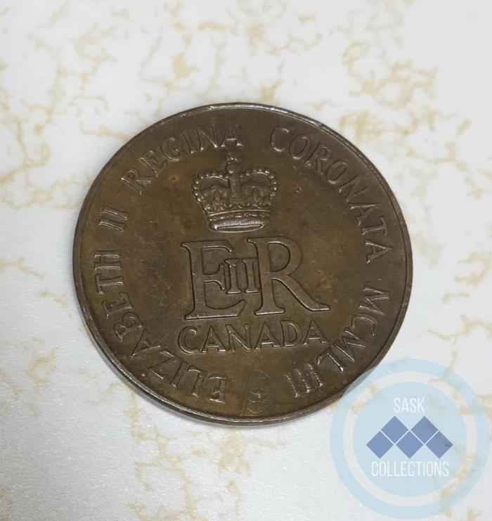 Canada Coin - Medal Canada Queen Elizabeth Coronation 1953