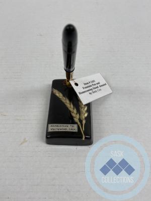 Fountain Pen and Homecoming Stand Homecoming '71, Whitewood, Sask