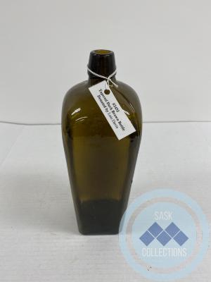 Tapered Dark Brown Bottle