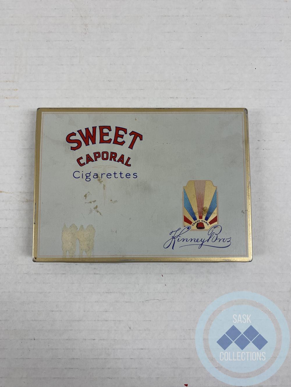 Cigarette Tin Boxes - Sweet Caporal