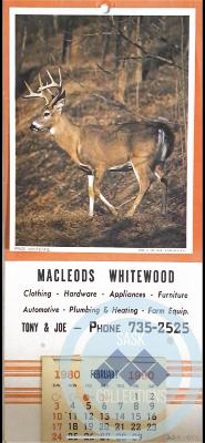 Macleods Whitewood Calendar