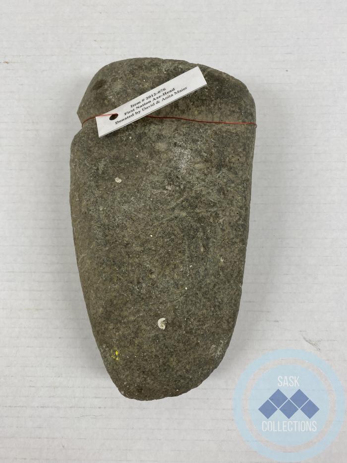 First Nation stone axe head