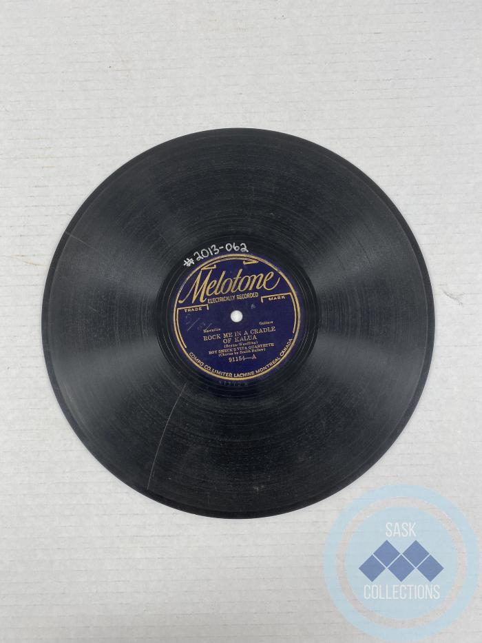 78 rpm. record: <i>Roy Smeck's Vita Quartette</i>