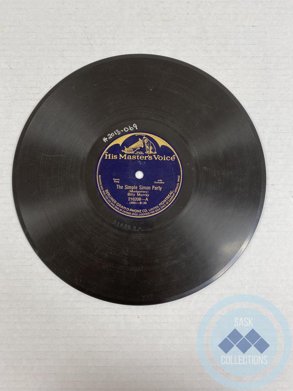 78 rpm. record: <i>The Simple Simon Party</i>