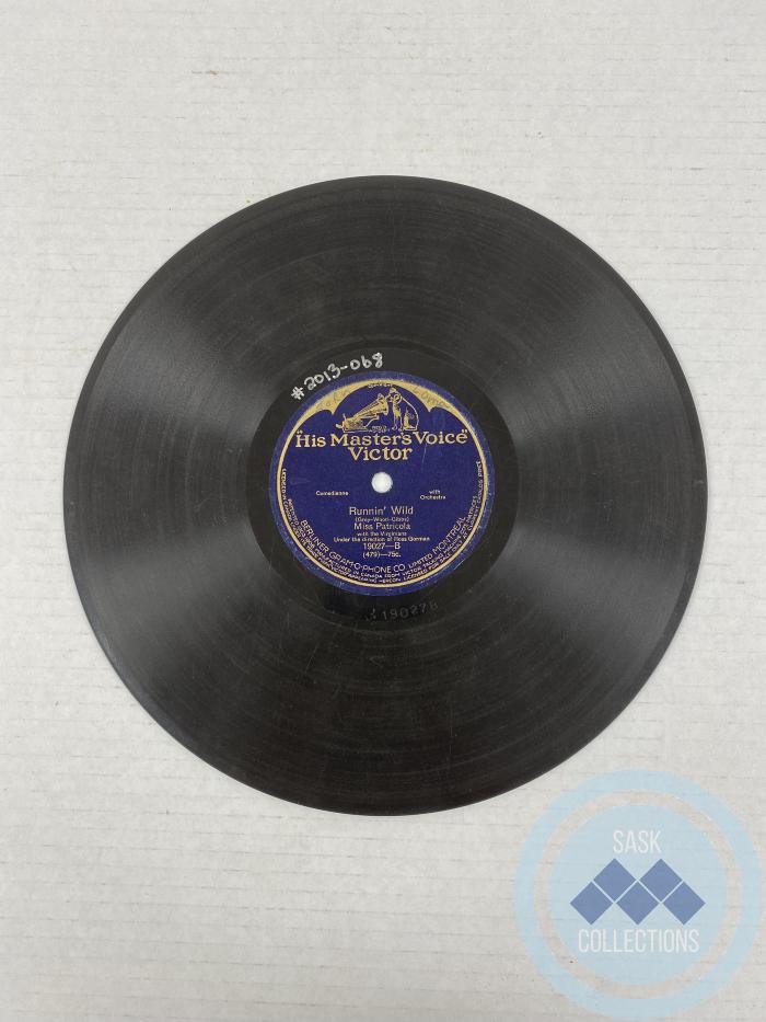 78 rpm. record:<i> Runnin Wild</i>