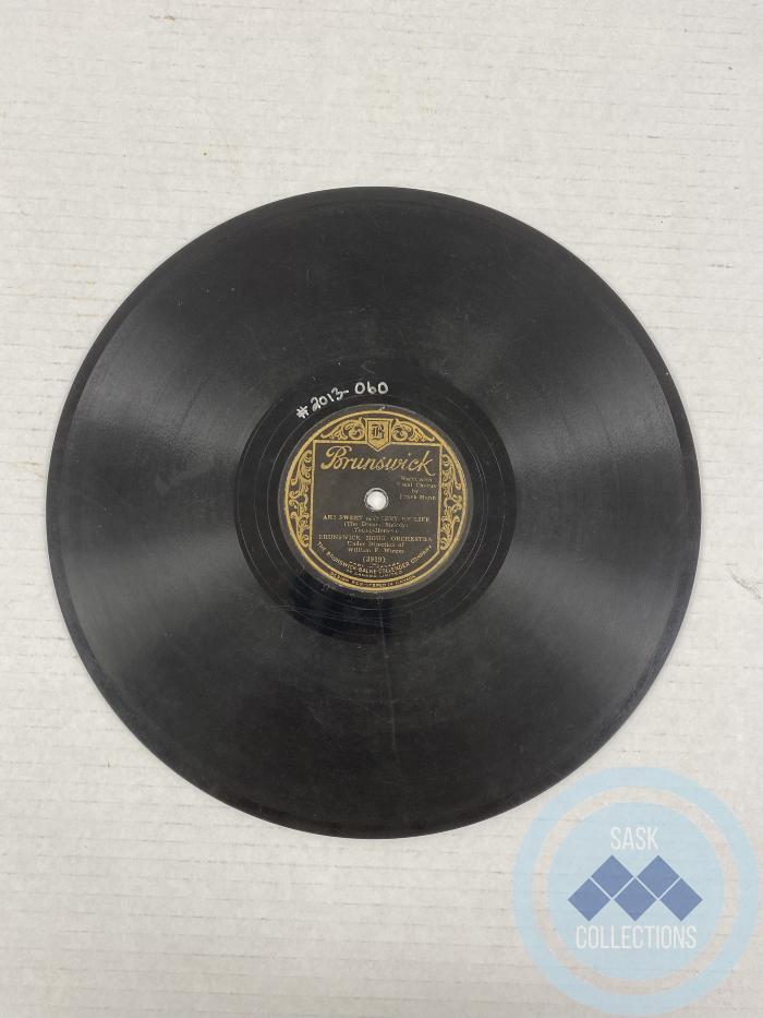 78 rpm. record: <i>Brunswick</i>