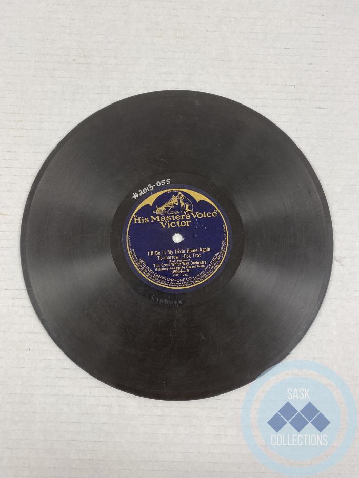 78 rpm. record: <i>The Great White Way Orchestra</i>