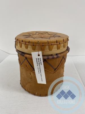 Birch Bark Container (First Nations work)