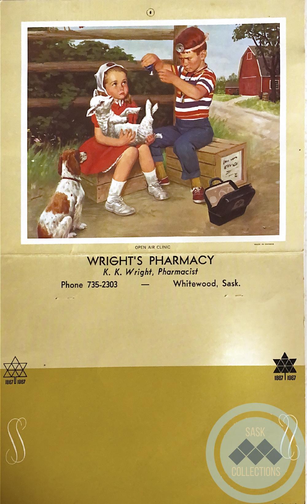 Wright's Pharmacy Greeting Card