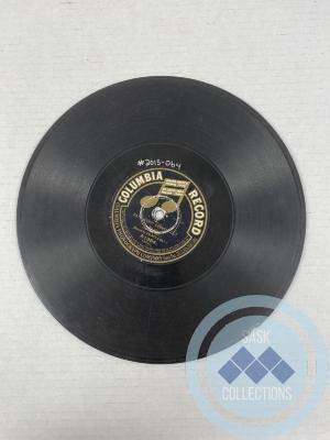 78 rpm. record: <i>Columbia Record</i>