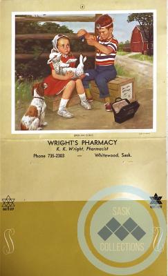 Wright's Pharmacy Greeting Card