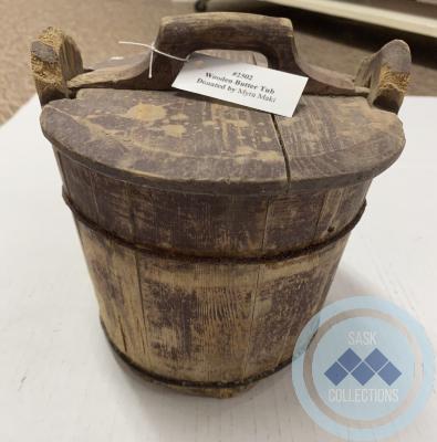 Wooden Butter Tub