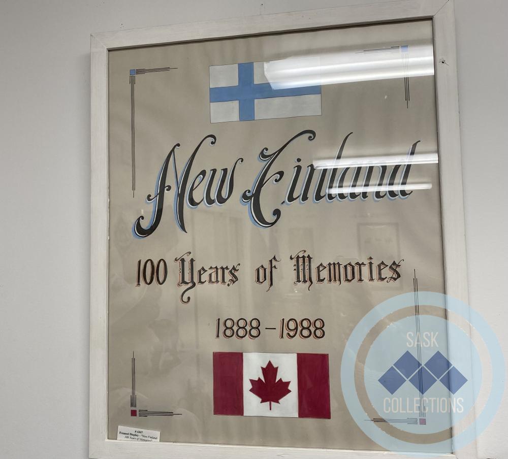 Framed Display - "New Finland- 100 years of memories"