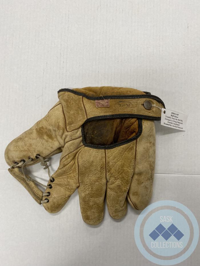 Ball Glove - Probably from the 40s/50s - Belonged to Doug Dancsok (Imelda's husband)