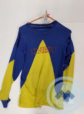 St. Hubert's Comets fast ball jersey. Used in the 1960s.