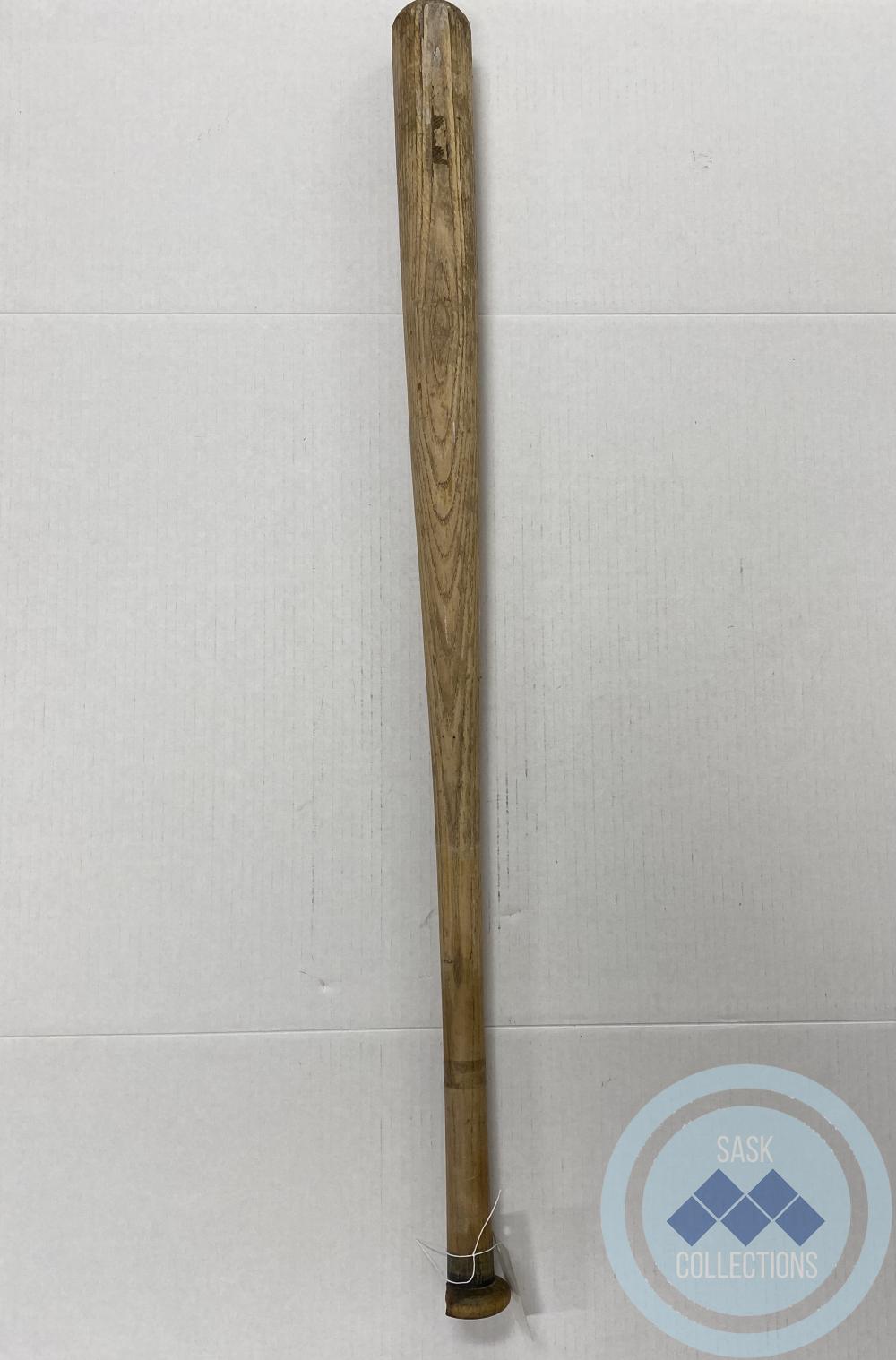 Fast ball bat. Used by the St. Hubert's Comets in the 1950s and 1960s.