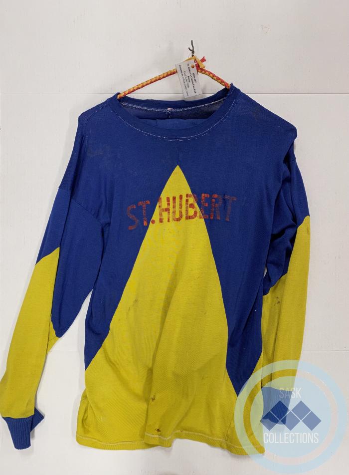 St. Hubert's Comets fast ball jersey. Used in the 1960s.