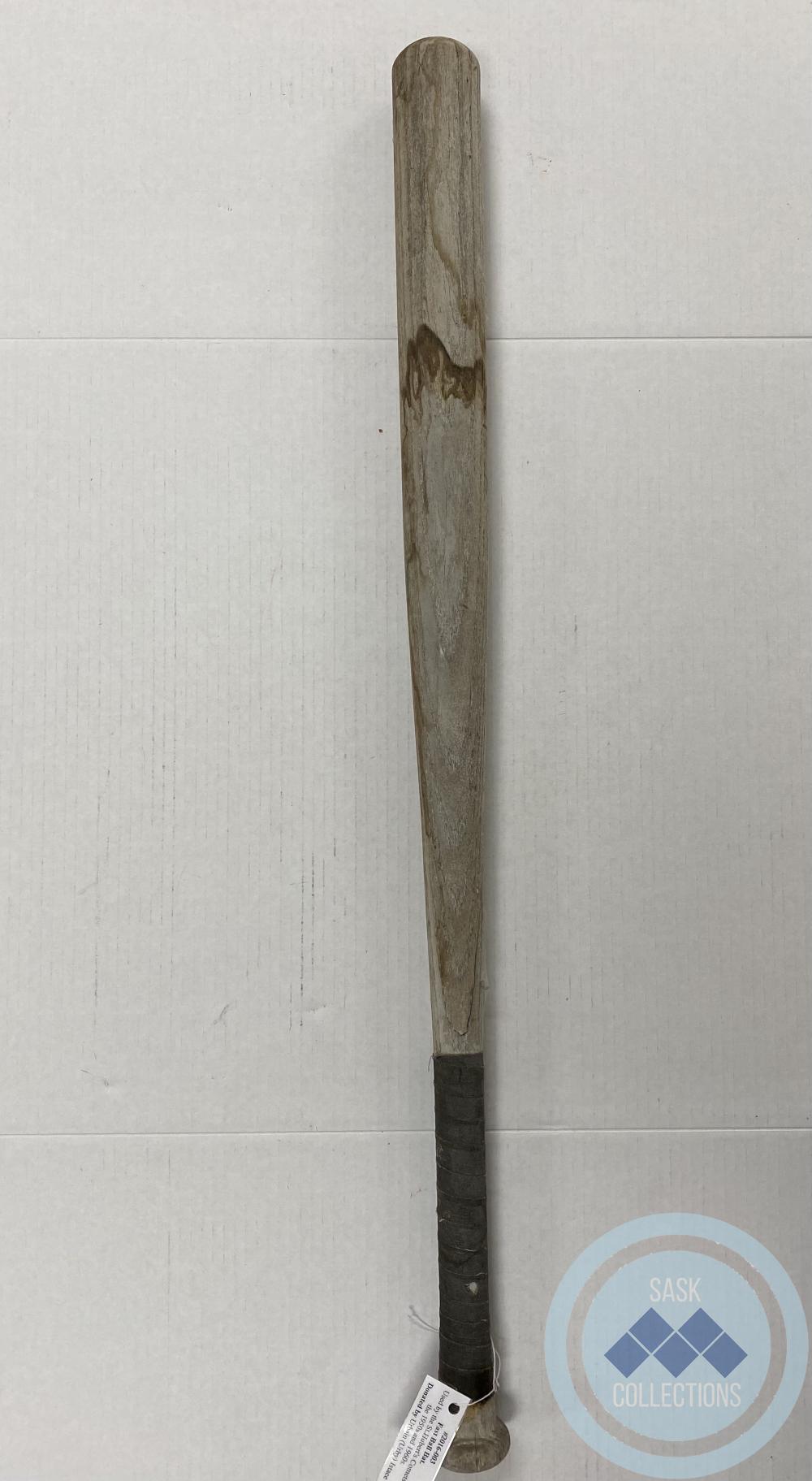 Fast ball bat. Used by the St. Hubert's Comets in the 1950s and 1960s.
