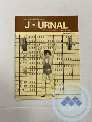 Canadian Weightlifting Journal Summer 1980