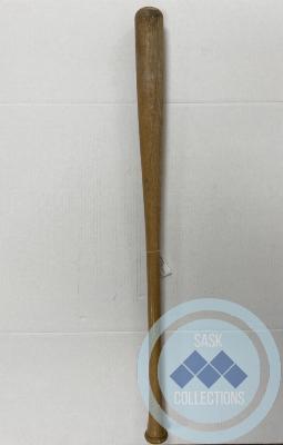 Baseball bat. Used by the St. Hubert's team in the 1950s.