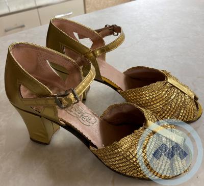 Shoes - worn by Jean Szafron (Davidson) on her wedding day