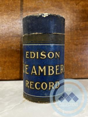 Gramophone cylinder record