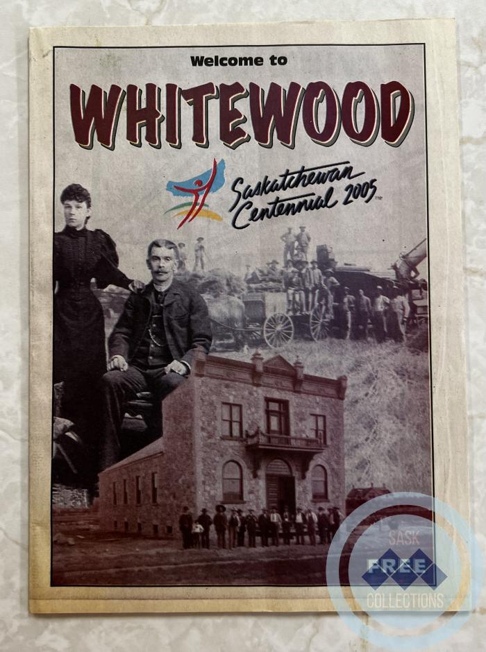 Saskatchewan Centennial "Welcome to Whitewood" pamphlet