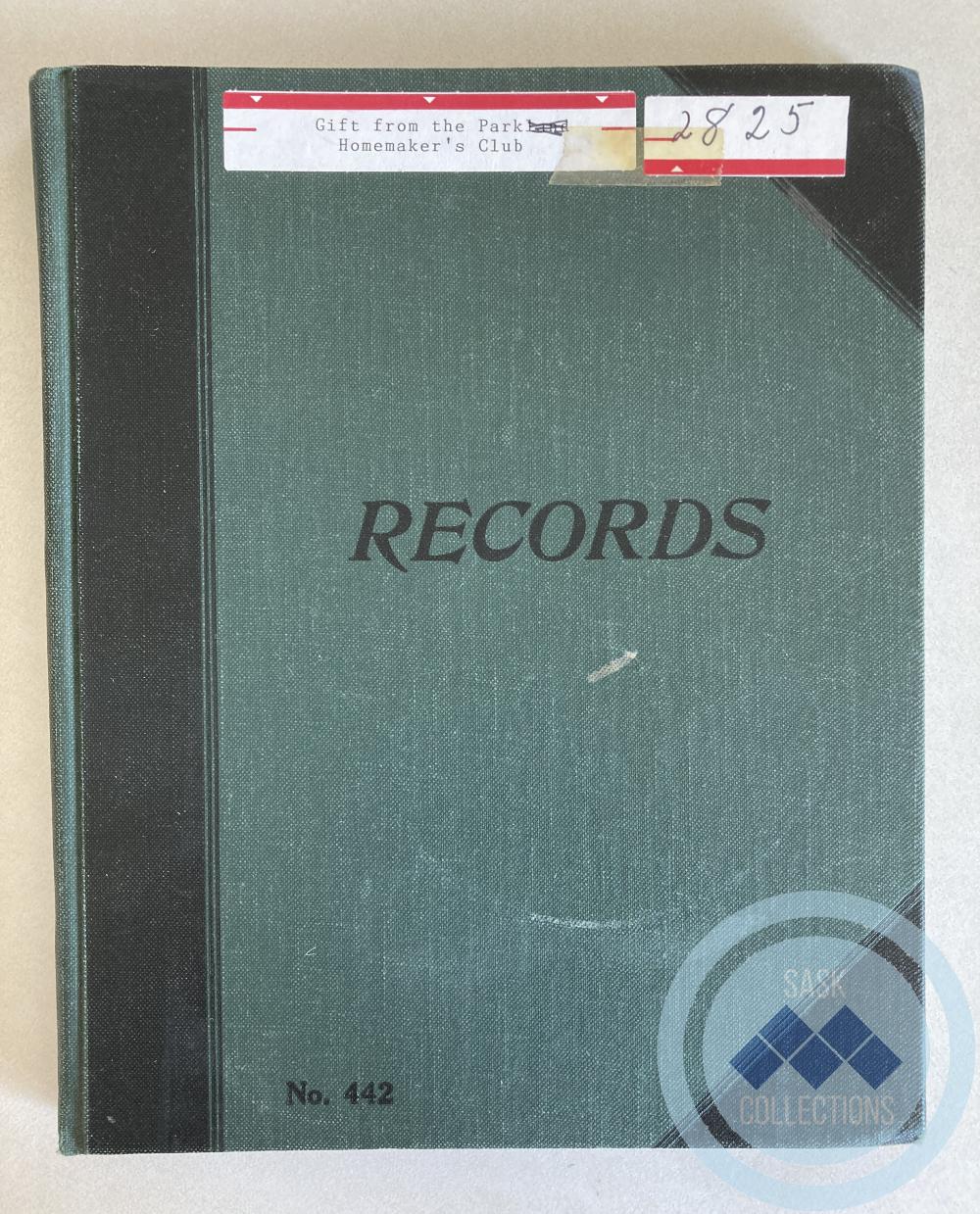 Park Homemakers' Club Minute Book - March 1942 - April 1947