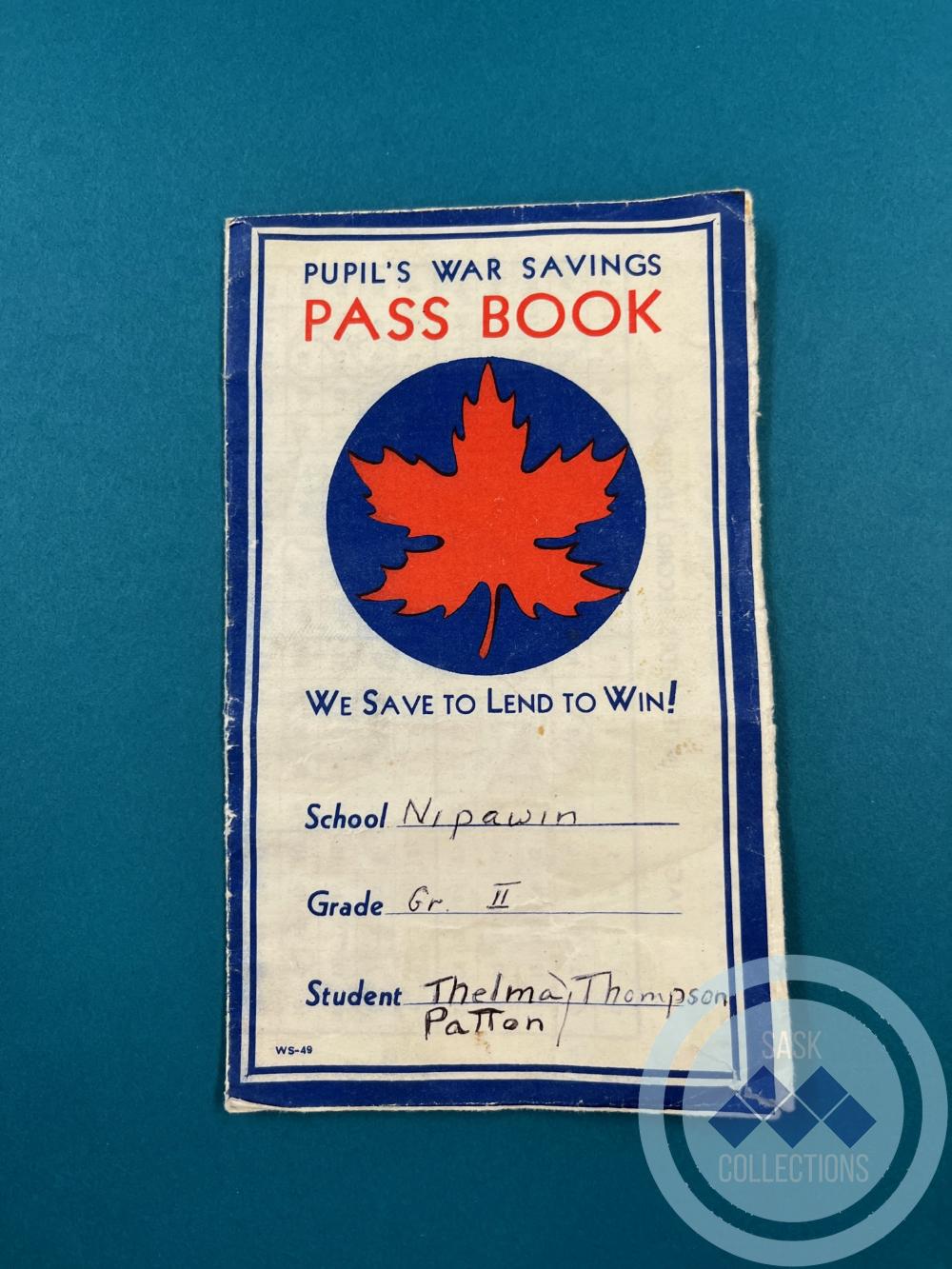 Pupil's War Savings Pass Book