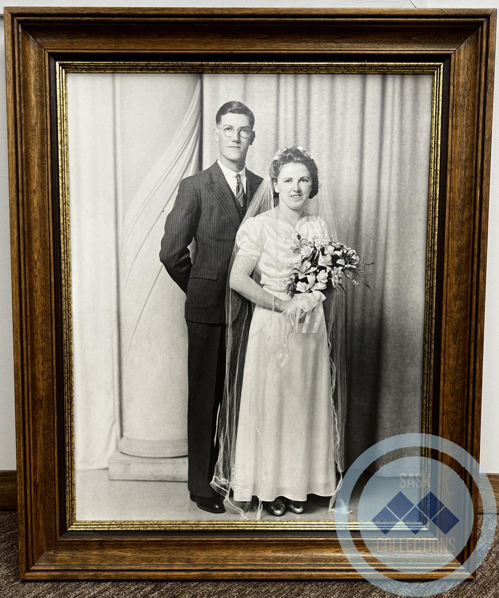 Wedding picture of Bert and Doris Page
