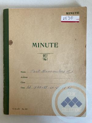 Park Homemakers' Club Minute Book - February 1958 - February 1962