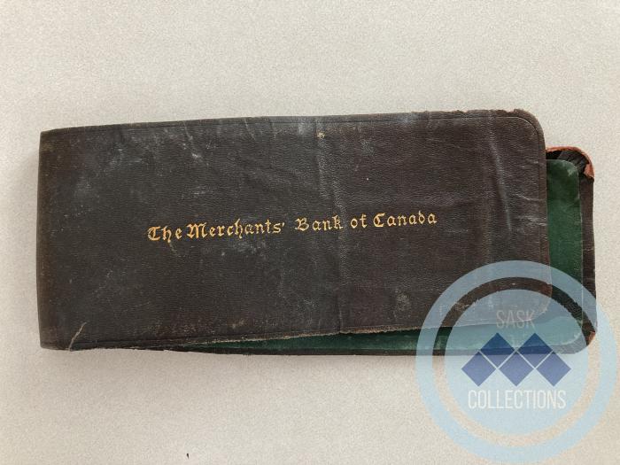 Cheque Book Holder - The Merchants' Bank of Canada