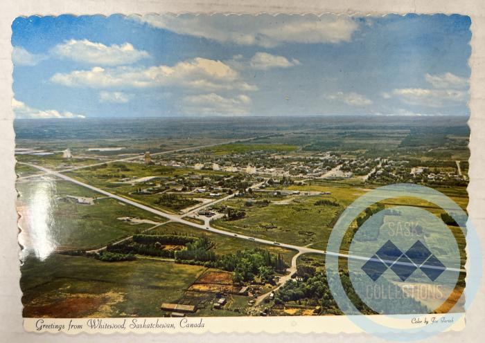 Postcard - Town of Whitewood 1970s