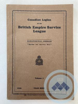 Yearbook - Canadian Legion of the British Empire Service League 1926-1927