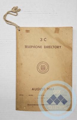 Telephone Directory - August 1963