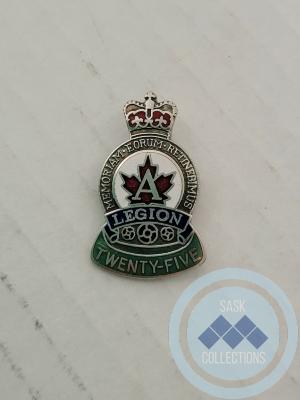 Legion Pin - Silver 25 Years