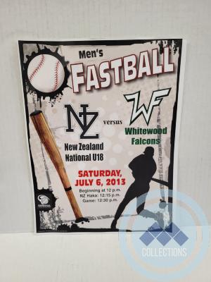 Poster for New Zealand National U18 vs. Whitewood Falcons - July 6, 2013 