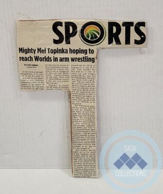 Clipping, Newspaper
